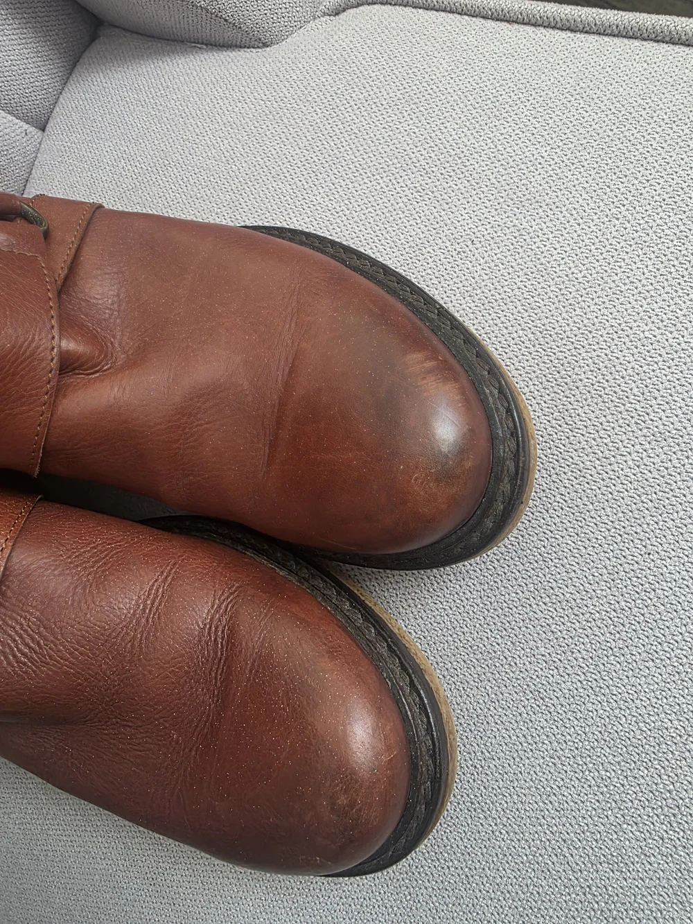 Boemos Brown Leather Knee-High Women's Riding Boots Size 38 Used.
